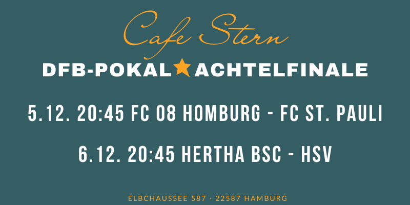 HSV und St. Pauli im Pokal-Achtelfinale